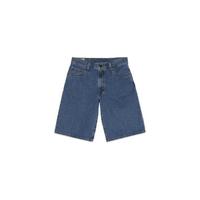 Levi's 李维斯 女士BAGGY宽松直筒牛仔短裤 000MJ 深蓝洗水 26