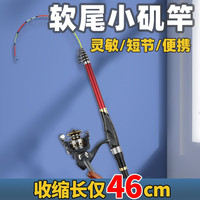 硬汉王软尾小矶竿岸抛筏竿套装串钩海杆抛竿裸伐竿阀杆矶钓竿钓鱼竿全套