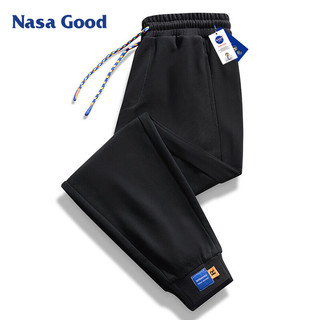 NASA GOOD 卫裤男夏季潮牌港风哈伦束脚宽松运动青年休闲九分长裤子