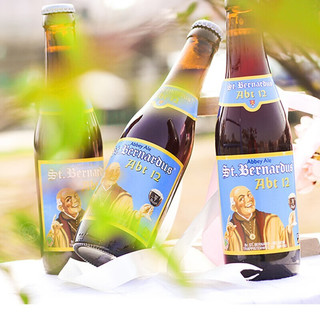 圣伯纳（StBernardus）啤酒 比利时精酿12号/8号/6号修道院风格四料啤酒 圣伯纳8号 330mL 6瓶
