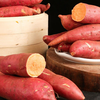 西瓜红蜜薯糖心烤红薯现挖新鲜番薯蔬菜地瓜软糯香甜5/9斤整箱