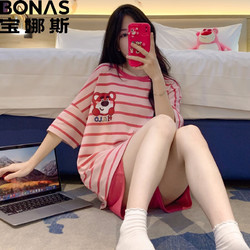 BONAS 宝娜斯 S短袖卡通圆领家居服可外穿 60038 L（96-115斤）