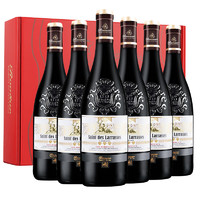 Roosar 罗莎庄园 法国AOP原瓶进口红酒整箱 维克多三钻波尔多干红葡萄酒6瓶礼盒装