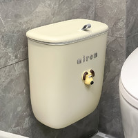 梅子坊 卫生间厕所专用壁挂式垃圾桶家用夹缝极窄带盖马桶厕纸篓筒