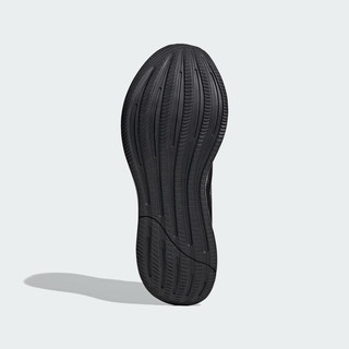 adidas RESPONSE随心畅跑舒适跑步运动鞋男子阿迪达斯 黑色/碳黑/红荧光 40.5