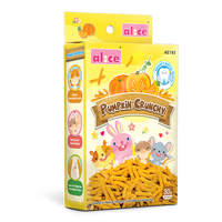 al:ceAlice南瓜味胡萝卜味木瓜味兔子磨牙零食龙猫仓鼠荷兰猪磨牙棒 南瓜味脆脆