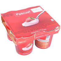 88VIP：PASCUAL 帕斯卡 进口风味酸奶125g*4草莓常温风味