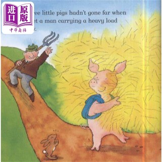 The Three Little Pigs Ladybird First Favourite Tales 小飘虫童话读本 三只小猪 英文原版 0-5岁Nicola Baxter【中商原版?
