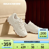 SKECHERS 斯凯奇 熊猫鞋|Skechers女鞋厚底增高百搭复古老爹鞋149807 OFWT 37.5