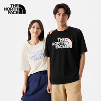 THE NORTH FACE 北面 TheNorthFace北面短袖T恤情侣山夏印花透气520爱心户外新款|8CSZ