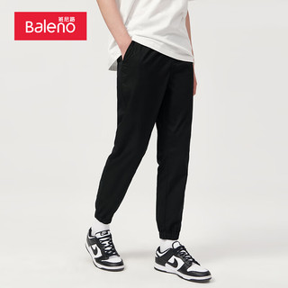 班尼路（Baleno）休闲裤男橡筋腰头束脚时尚百搭简约潮流舒适长裤 001A M