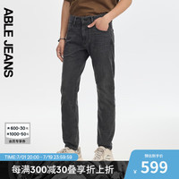 ABLE JEANS【立体修身裤】24夏裤子修身小脚冰爽牛仔裤男801645 陨石灰 29/30