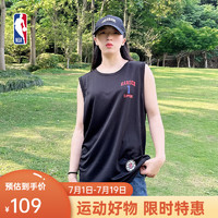 NBA【限时秒杀】球员号码系列-詹姆斯/库里速干黑色运动背心男士 洛杉矶快船队哈登 M 洛杉矶快船队哈登/黑色