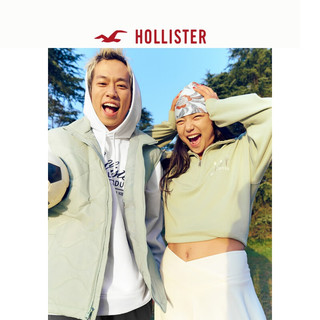 HOLLISTER洋葱绗缝半高领舒适保暖修身棉服马甲背心 男 355907-1 浅绿色 S (175/92A)