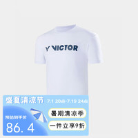 VICTOR威克多胜利羽毛球服男款训练服速干透气T恤T-40050