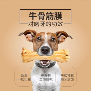 Lanswood 狗零食磨牙棒狗宠物狗狗玩具幼犬耐咬牛骨头泰迪比熊小型犬洁牙 牛棒骨小号14-16cm 1支