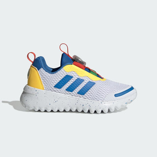 adidas「小波浪」ActiveFlex 3.0旋转按钮运动鞋男小童阿迪达斯 白/空军蓝/浅红 34码