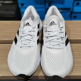 阿迪达斯（adidas）运动鞋男鞋夏季网面BOOST跑步鞋轻便透气舒适休闲鞋 GW9089白黑 40