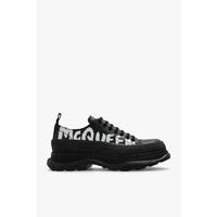 ALEXANDER MCQUEEN 皮革厚底运动鞋