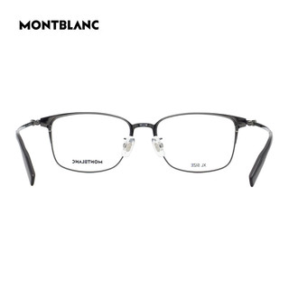 万宝龙（MONTBLANC）近视眼镜架MB0314OA 003+依视路爱赞全晰膜御1.74 MB0314OA-003黑枪色