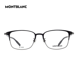 万宝龙（MONTBLANC）近视眼镜架MB0314OA 003+依视路爱赞全晰膜御1.74 MB0314OA-003黑枪色