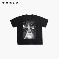 特斯拉（Tesla）Cybertruck Cityscape 短袖T恤圆领印花 XS码