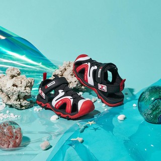 XTEP 特步 夏季新品儿童凉鞋男女中大童沙滩鞋户外休闲包头凉鞋涉水鞋