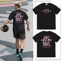 美式速干短袖2024夏季男女同款网眼t恤运动跑步篮球训练服情侣装