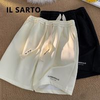 百亿补贴：IL SARTO美式运动五分裤直筒休闲薄款宽松五分夏季短裤潮牌