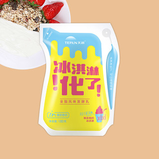 88VIP：TERUN 天润 新疆特产酸奶生鲜冰淇淋化了风味发酵乳180g*12袋