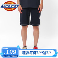 dickies短裤 时尚百搭宽松版型抽绳男式短裤 DK0A87D4 深海军蓝 M
