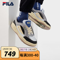 FILA 斐乐男鞋MIX 2复古板鞋2024春季舞动鞋2运动休闲鞋 幻象蓝/黑-IA 42