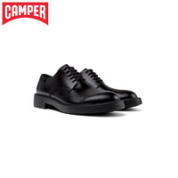 看步（CAMPER）Camper看步男鞋Dean系带商务休闲英伦风乐福鞋男士一脚蹬皮鞋 黑色001 40
