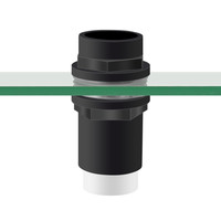 玩家宝贝鱼缸接头 PVC上下水鱼缸管件 进出水鱼缸配件水管接头 玩家宝贝 25mm 开孔25-31mm