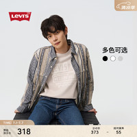 Levi's李维斯24夏季男士针织休闲印花短袖T恤 灰色 A9225-0001 M