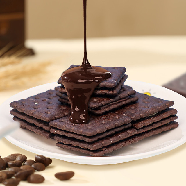 88VIP：马奇新新 马来西亚进口马奇新新岩盐巧克力味夹心饼干95g休闲零食曲奇点心