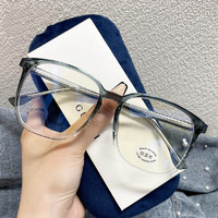 Jesmoor 简约大框插芯脚眼镜 +1.61非球面镜片