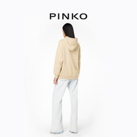 【季末精选】PINKO 2024春夏刺绣连帽套头卫衣101685A1N7
