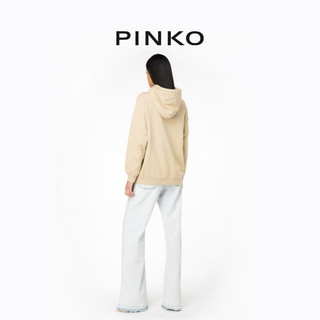 【季末精选】PINKO 2024春夏刺绣连帽套头卫衣101685A1N7