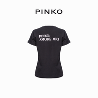 【季末精选】PINKO 2024春夏人鱼休闲短袖T恤100789A1OC