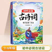 斗半匠 初中必背古诗词 教材全解一本通 七八九年级初中古诗词课内课外阅读专项训练注解注释解析阅读书