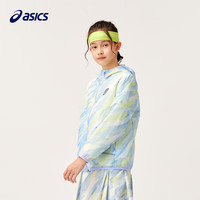 asics/ASICS/亚瑟士童装中大童中性款三防外套2024秋百搭时尚便服 3301紫白色 110cm