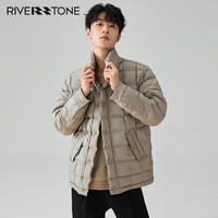 RIVERSTONE 瑞弗史东 RS流石男装时尚轻薄冬天羽绒服2024新款冬季男生保暖外套防风上衣