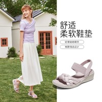 SKECHERS 斯凯奇 女鞋凉鞋一字带女凉鞋回弹凉鞋