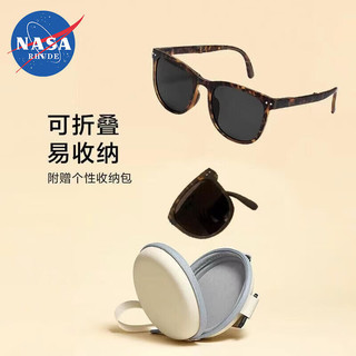 NASA RHUDE 可折叠墨镜防晒太阳镜 （精品眼镜盒+眼镜布）