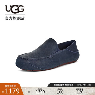 UGG春季男士一脚蹬懒人鞋豆豆鞋乐福鞋 1108189AZUL | 蔚蓝色43 AZUL|蔚蓝色