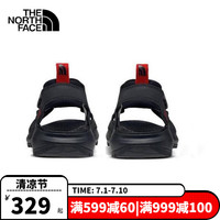 北面（The North Face）凉鞋男鞋夏徒步鞋运动户外舒适透气防滑耐磨凉拖鞋 KT0/黑色/偏小一码 40.5