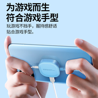 Piva 派威GS2 Type-C转接器耳机转接头iPadpro音频数据线听歌充电二合一转换器适用于华为 黑色【直头无磁吸款】