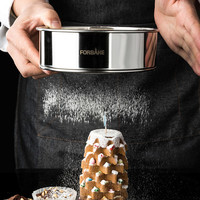 法焙客 面粉筛 304不锈钢单层网筛糖粉筛超细面粉筛子 60目 60目面粉筛