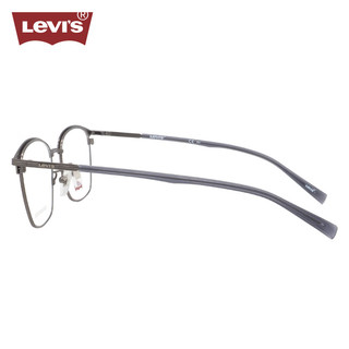 李维斯（Levi's）眼镜框近视眼镜架LV7098/R81+依视路钻晶膜岩1.60镜片 R81枪色